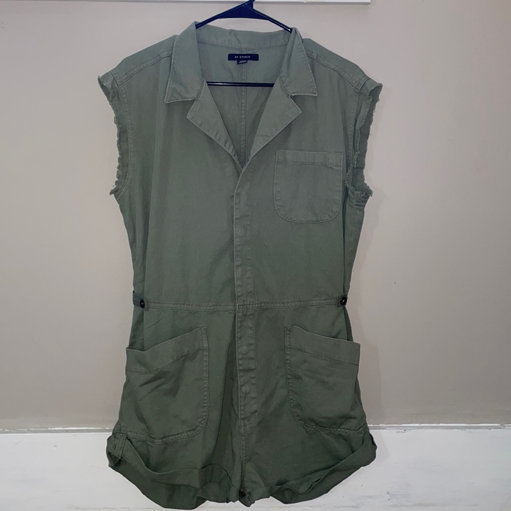 American Eagle Utility Romper